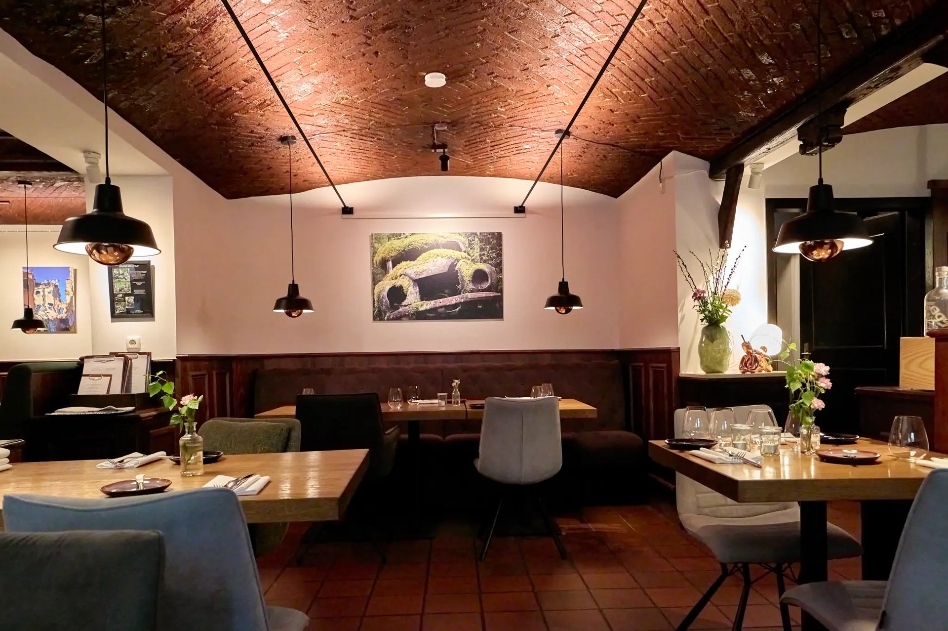 Gewölbe-Bereich im Restaurant Brodersen Hamburg