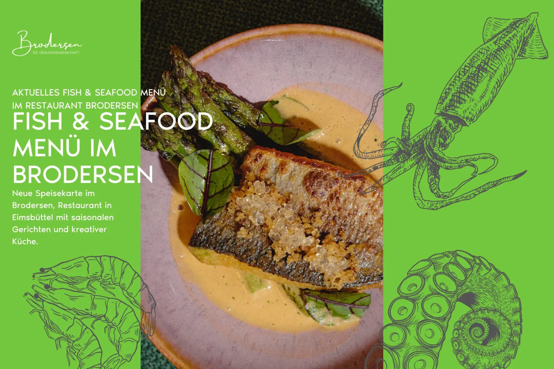 Restaurant in Eimsbüttel Fish & Seafood Menü im Brodersen Eimsbüttel