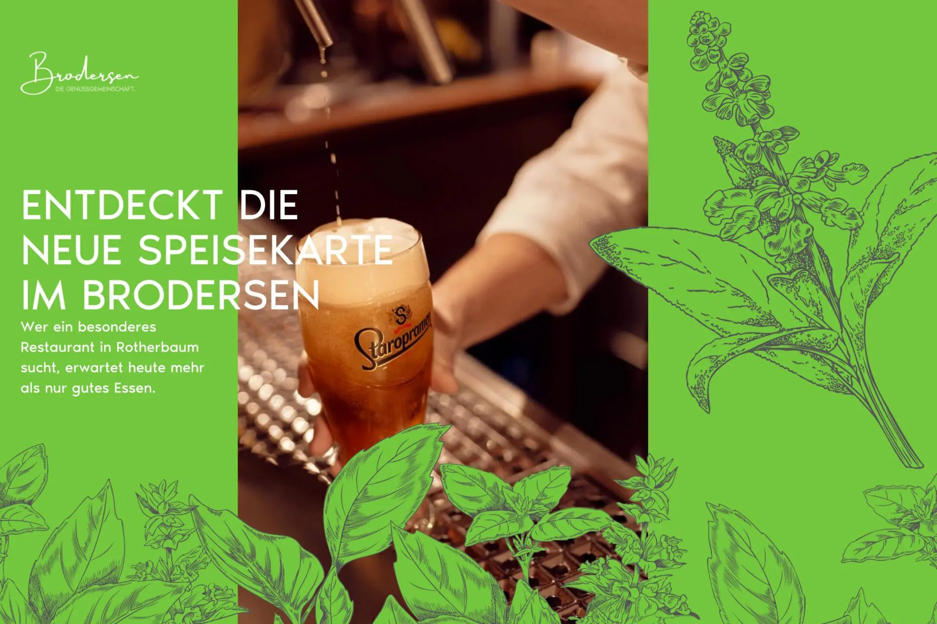 Restaurant in Rotherbaum Neue Speisekarte im Brodersen